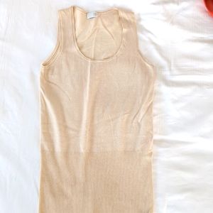 TSE linen and cashmere vest